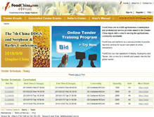 Tablet Screenshot of eng.foodchina.com